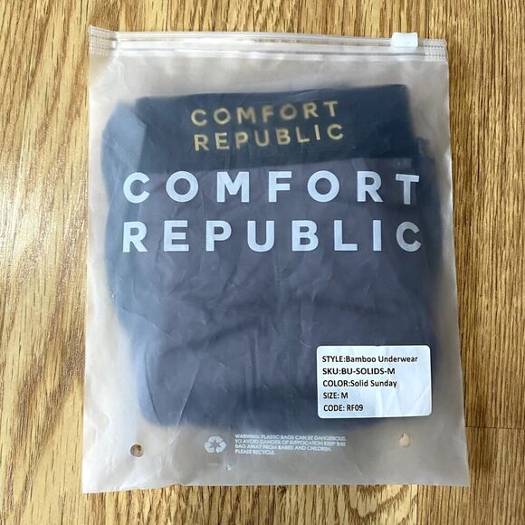 Comfort Republic Bamboo Brief Underwear Gray Medium - Picture 6 of 6